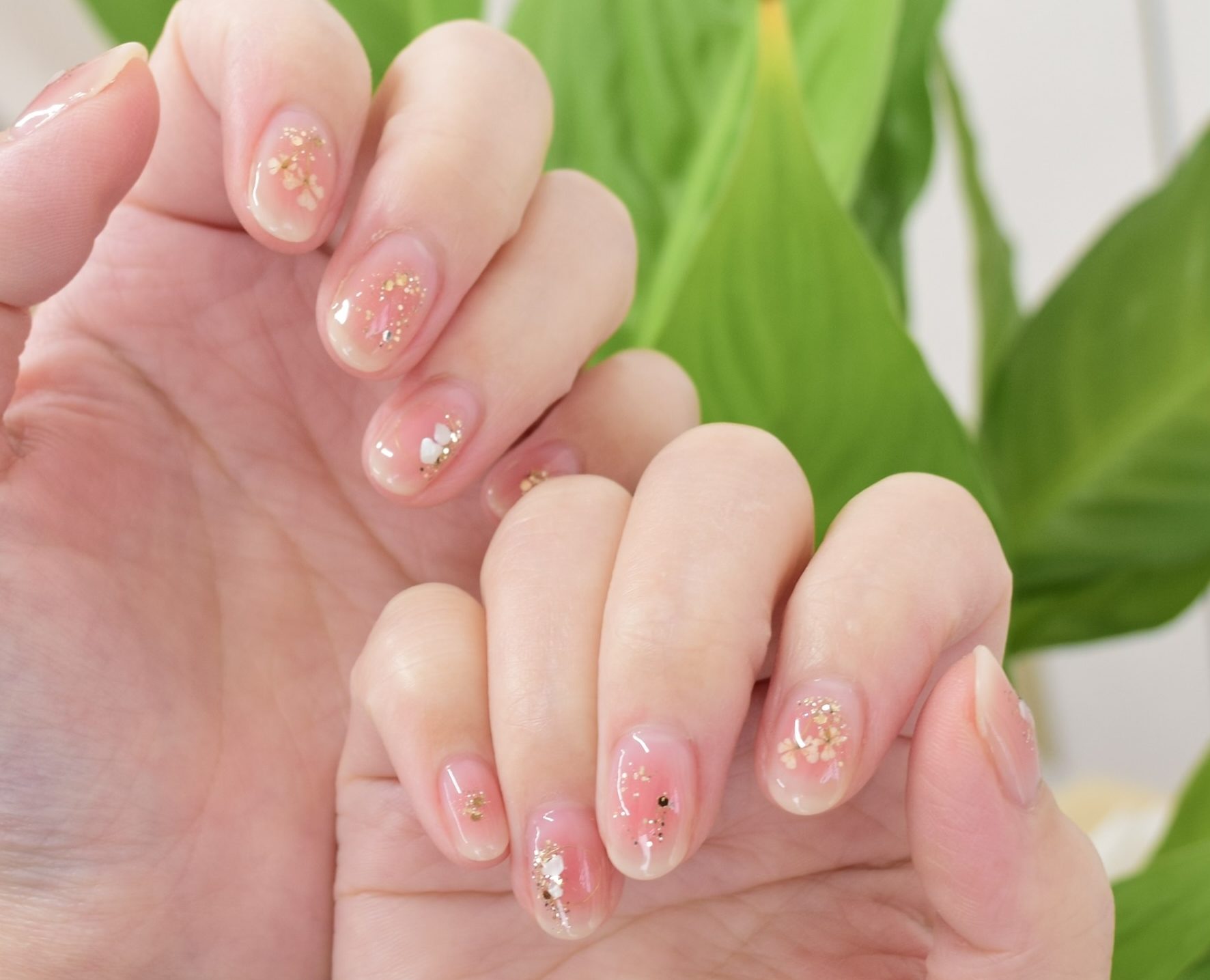 チークネイル　　ジェルネイル